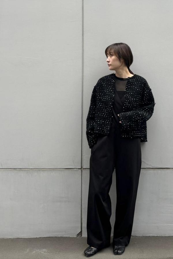 コットンベルギーリネン天竺×コットンヘンプガーゼ プルオーバー